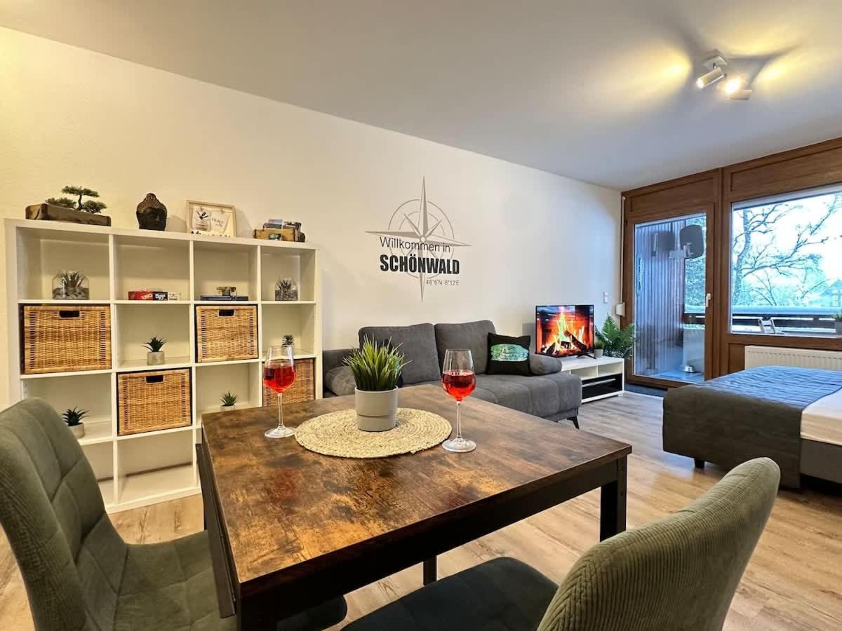 Relaxapartments Black Forest Emotion Mit Sonnenbalkon Mit Blick Auf Den Kurpark, Schnelles Internet, Naehe Triberger Wasserfaelle, Fuer Bis Zu 2 Personen Schönwald Luaran gambar