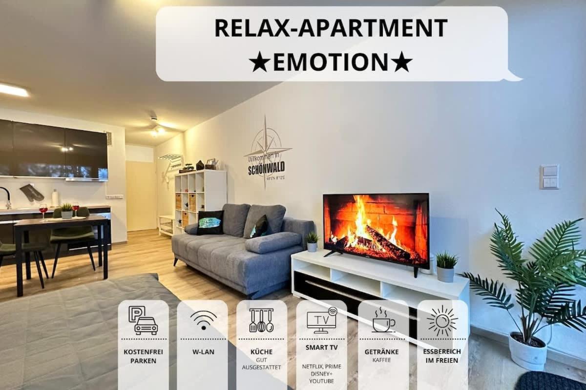 Relaxapartments Black Forest Emotion Mit Sonnenbalkon Mit Blick Auf Den Kurpark, Schnelles Internet, Naehe Triberger Wasserfaelle, Fuer Bis Zu 2 Personen Schönwald Luaran gambar